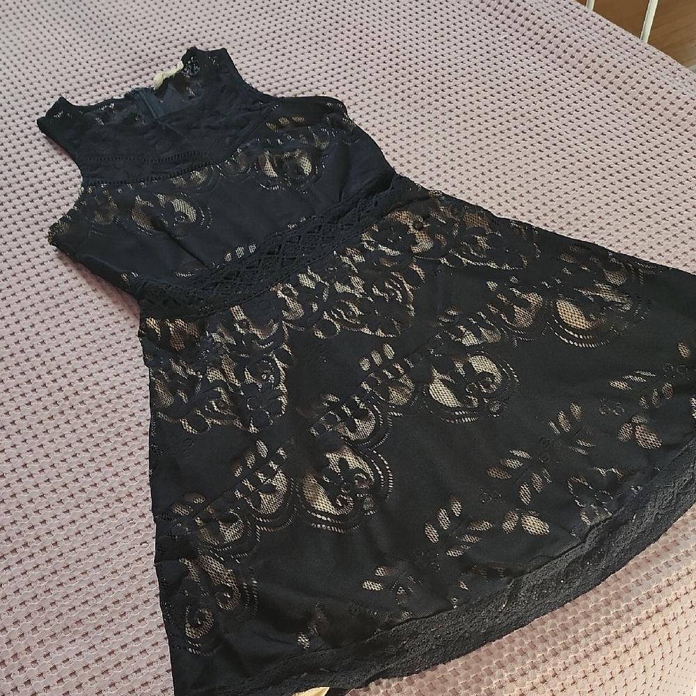 Rebellion Black Lace Dress